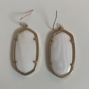 Kendra Scott Danielle Earrings White
